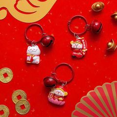 Móc Điện Thoại Vòng Charm mini Rồng/ Thần tài/ mèo may mắn điện thoại