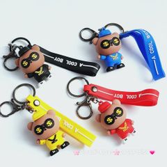 Móc Khóa Gấu Rich A Cool Boy