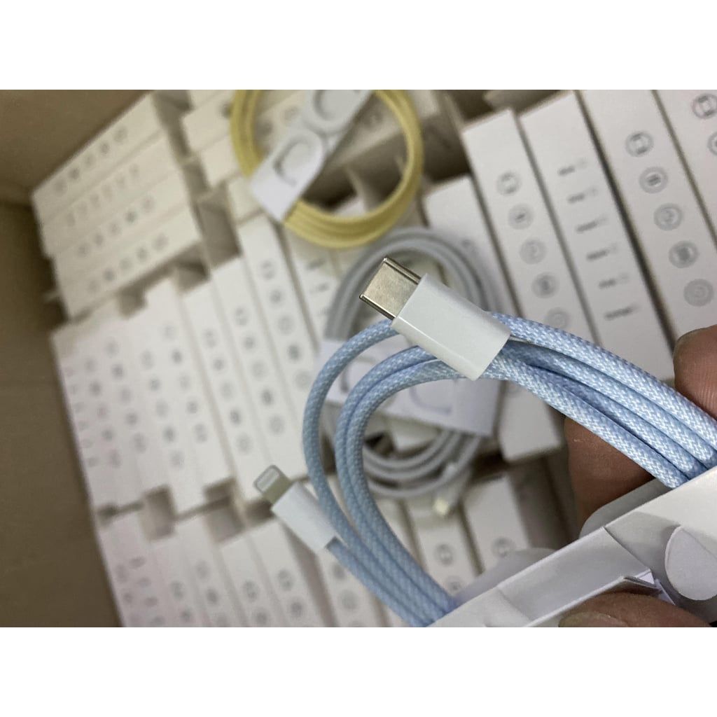 Cáp Sạc iMac Nhanh 20W Bọc Dù USB-C to Lightning 1M