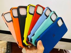 Case Ốp điện thoại iPhone Nhám dẻo silicone phôi chống shock màu trơn