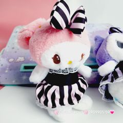 Gấu Bông Melody & Kuromi Mặc Váy