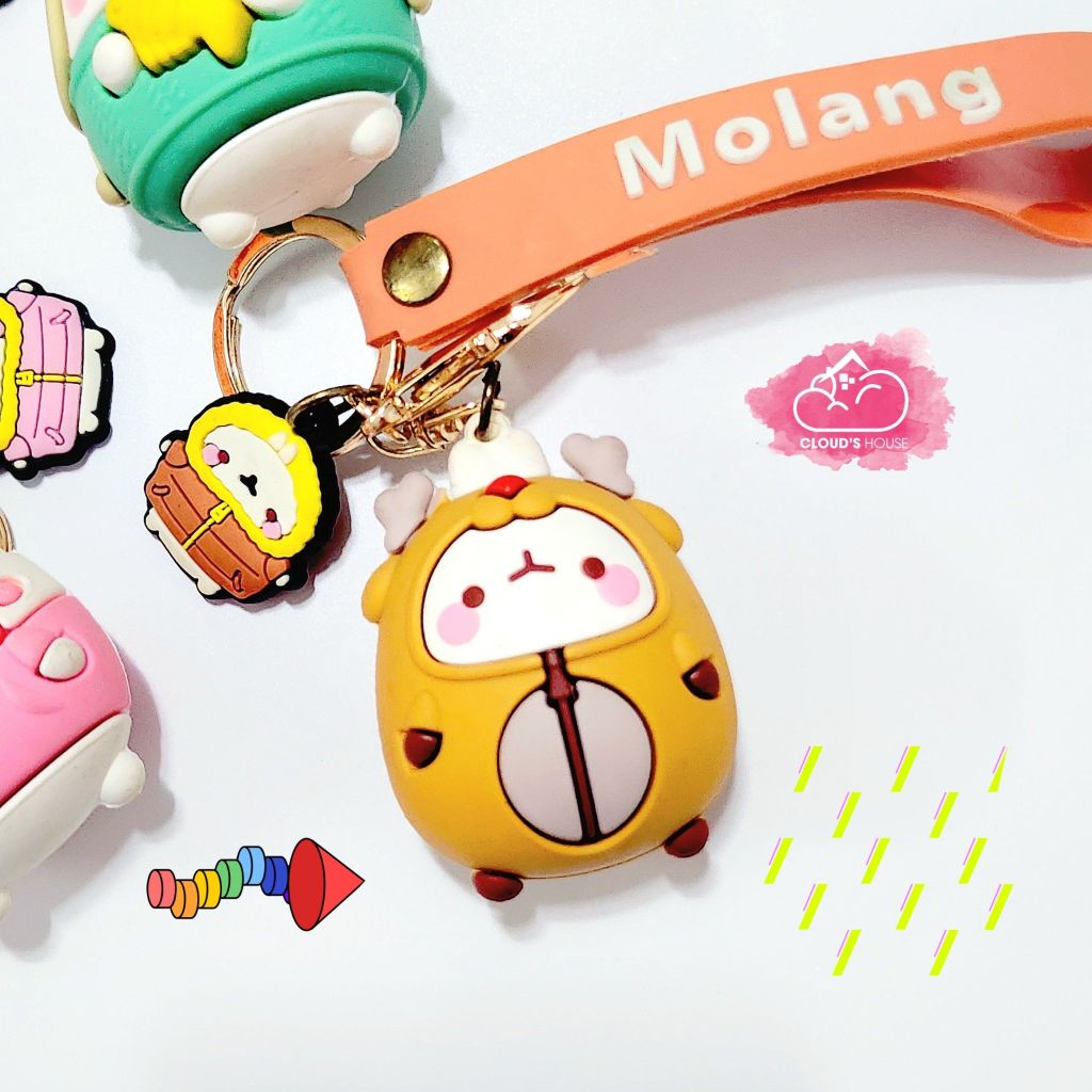 MÓC KHÓA Molang Tròn