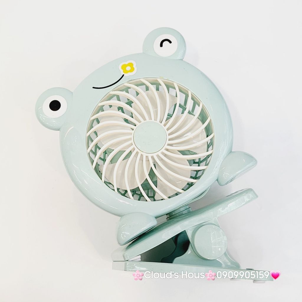 Mini Fan - Quạt kẹp Hình Động vật (Quạt sạc) Sz lớn