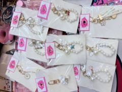 Vòng charm đeo điện thoại NGỌC TRAI kute hàng Thái Lan