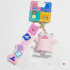 Móc Khóa Đồ Chơi Con Ếch Hài Bựa Funny