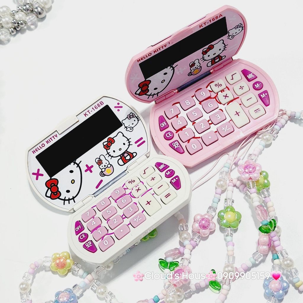 Máy Tính Hello Kitty Siêu Nhỏ Gọn KT168