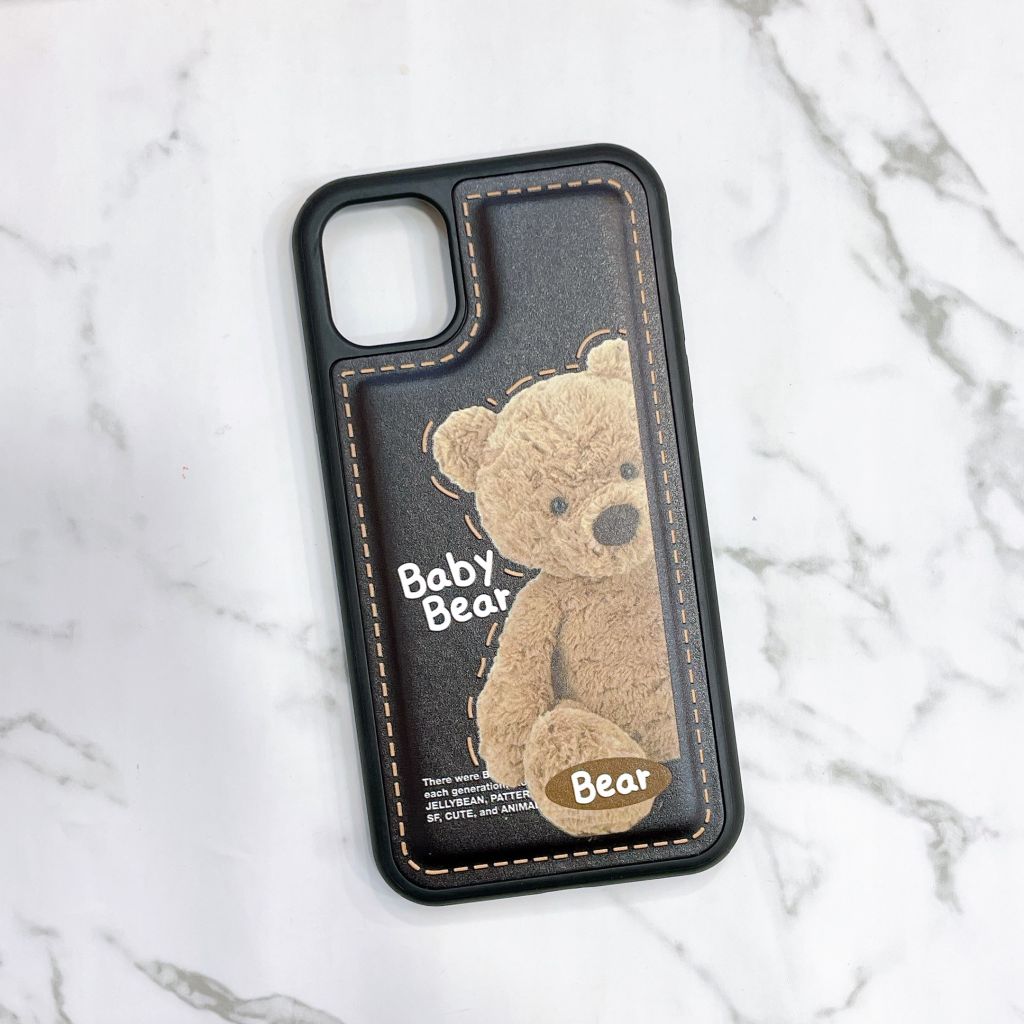 Case Ốp điện thoại iPhone Gấu Baby Bear Nhám phao iPhone 1/12/13/14/Pro/Promax