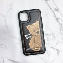 Case Ốp điện thoại iPhone Gấu Baby Bear Nhám phao iPhone 1/12/13/14/Pro/Promax