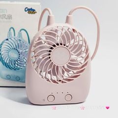 Mini Fan - Quạt Cầm Tay - Để Bàn Có Dây Xách Du Lịch