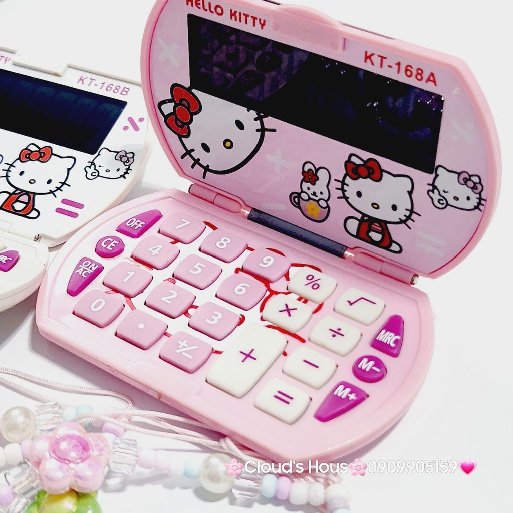 Máy Tính Hello Kitty Siêu Nhỏ Gọn KT168