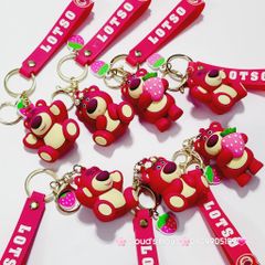 MÓC KHÓA GẤU DÂU LOTSO Mập Kute (4 mẫu)