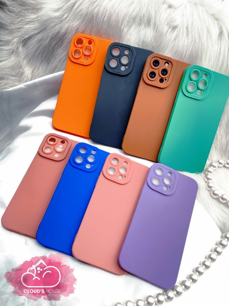 Case Ốp điện thoại iPhone Silicone Nhám Dẻo Basic iPhone 13Promax