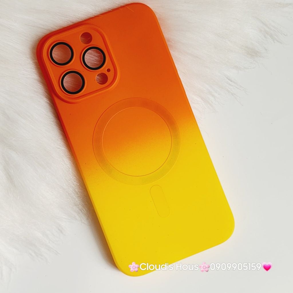 Case Ốp điện thoại iPhone IRIS Ombre Likgus Silicone Bảo vệ Cam Magsafe iPhone 14Promax