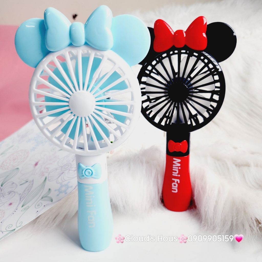 Mini Fan - Quạt Cầm Tay Mickey ( 5 màu)