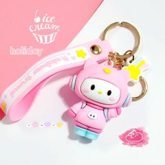 MÓC KHÓA Cậu bé Phi Hành Gia Đeo Balo Rainbow Travel