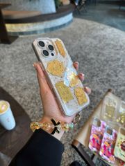 Case Ốp điện thoại iPhone 6 miếng vàng trong dẻo iPhone 11/12/13/14/15/16/Pro/Promax TẾT