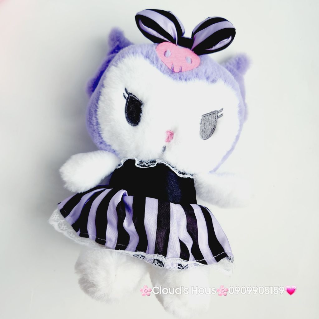 Gấu Bông Melody & Kuromi Mặc Váy
