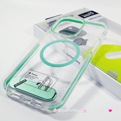 Case Ốp điện thoại iPhone SwitchEasy Trong Magsafe Chống dựng iPhone 16/Pro/Promax