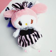Gấu Bông Melody & Kuromi Mặc Váy
