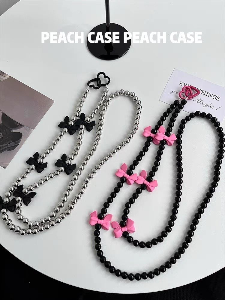 Dây đeo điện thoại nơ (2 màu)