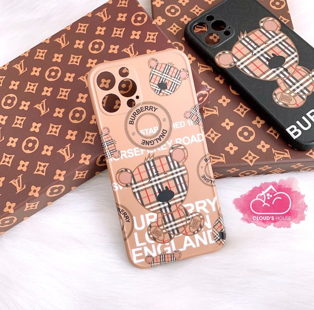 CASE IPHONE Gấu BURBERRY Bóng
