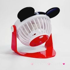 Mini Fan - Quạt Để Bàn Mickey Xoay 180 độ