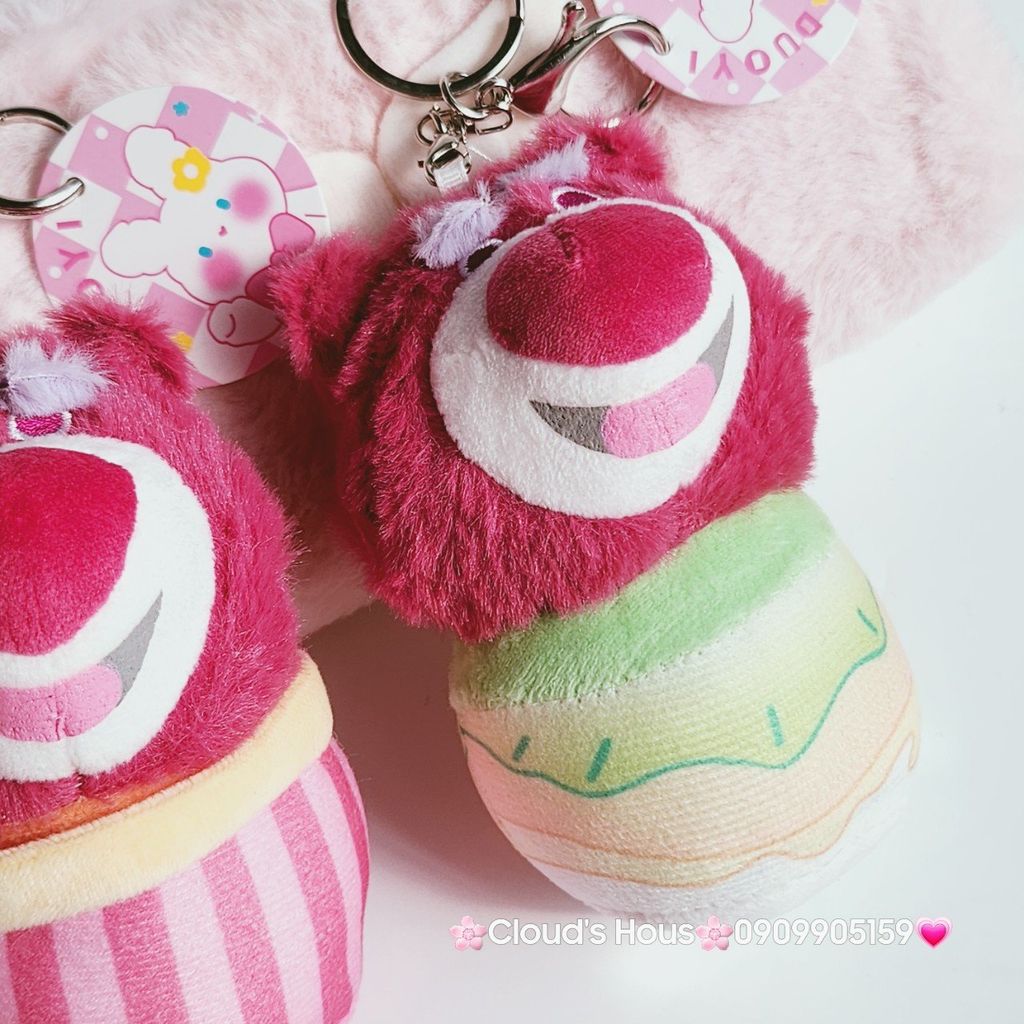 Móc Khóa Gấu Bông Lotso Cosplay Dễ Thương