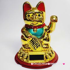 Mèo Thần Tài Mạ Vàng Nhiều Mẫu Nhiều Size