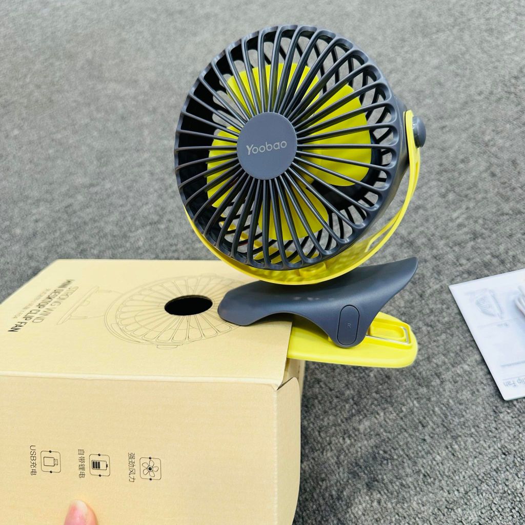 Mini Fan - Quạt để bàn - Quạt kẹp Yoobao F04 6400mAh ver01