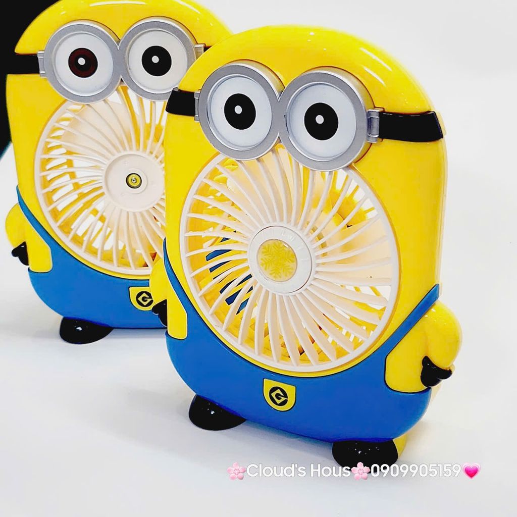 Quạt Cầm Tay - Để Bàn Minions To