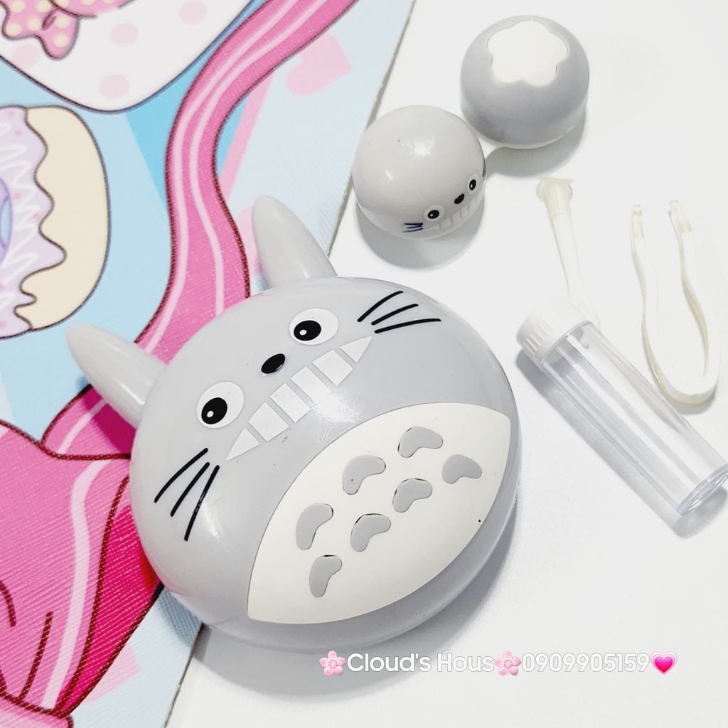Hộp Đựng Contact Lens Hello Kitty, Totoro, Doraemon Siêu Kute