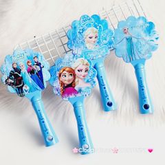 Lược Chải Tóc Đệm Khí Mát Xa Hình Công Chúa Elsa Frozen Tiện Dụng Dành Cho Bé Gái