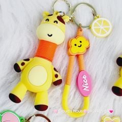 Móc Khóa Động Vật Cổ Dài Hài Hước Nice