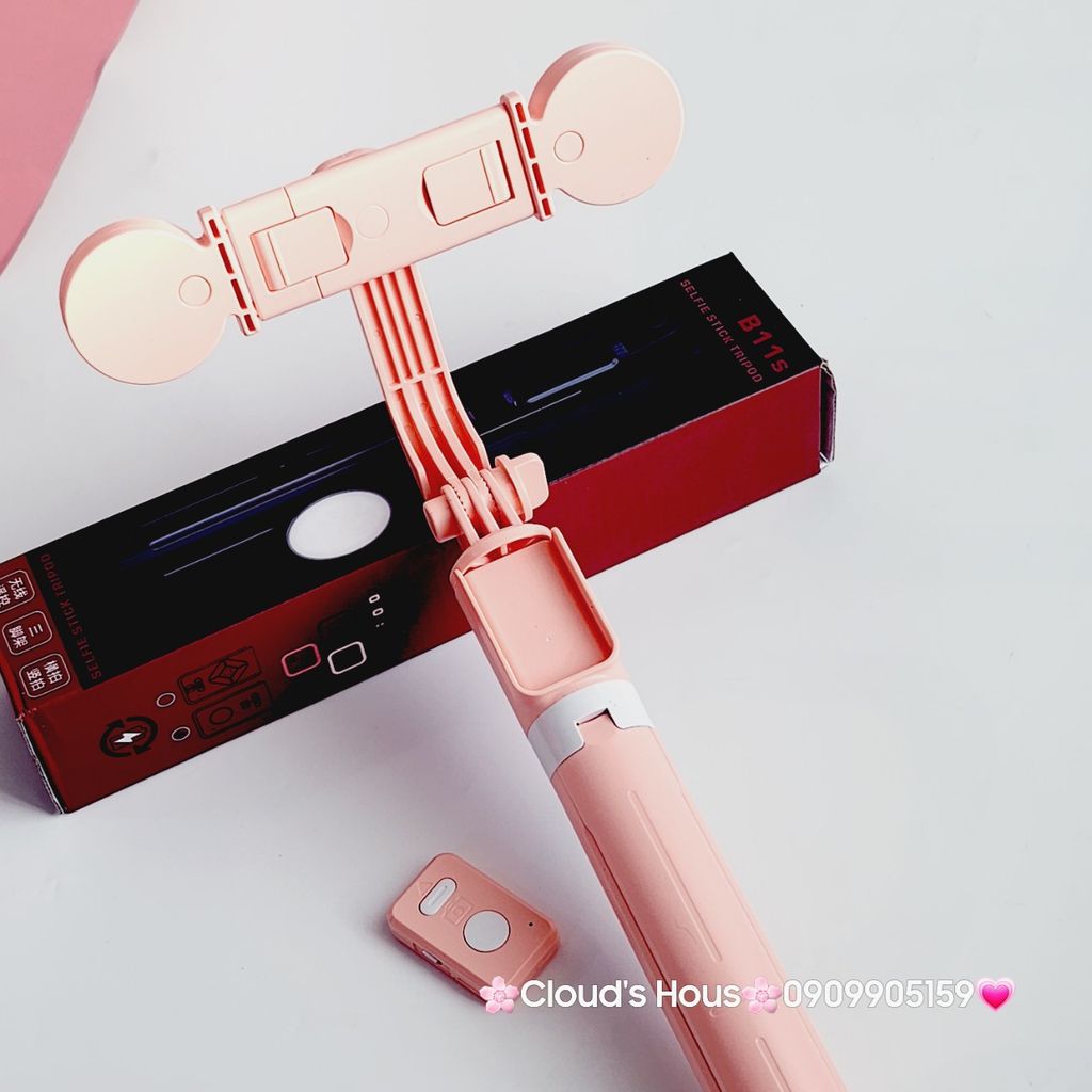 GẬY SELFIE KẾT NỐI BLUETOOTH CÓ CHÂN TRIPOD B11S