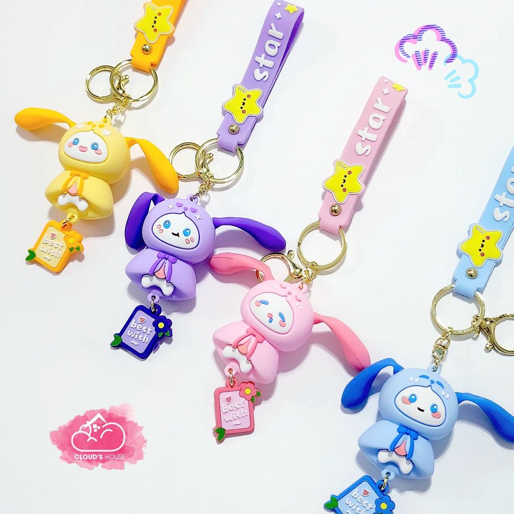 Móc khóa Điều ước Best wish Star