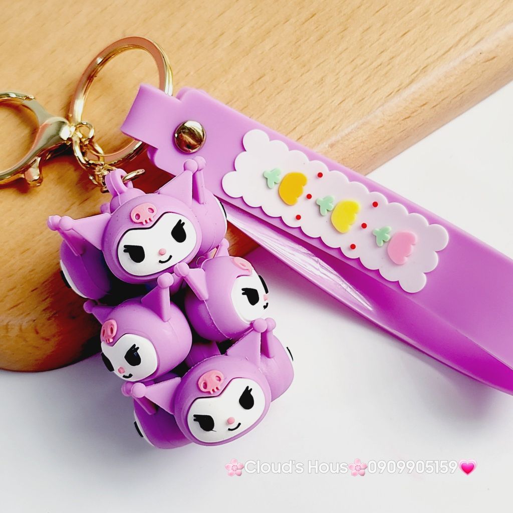 Móc Khóa Lotso & hoạt hình Chùm Mini Adorable