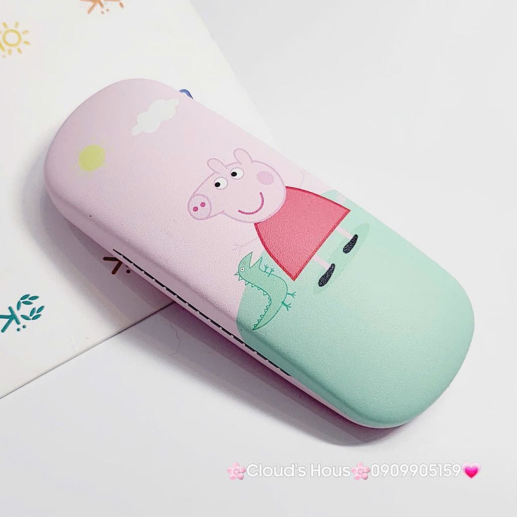 Hộp đựng kính Doraemon Heo Peppa Đáng Yêu