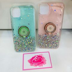 Case Ốp điện thoại iPhone Bling Bling Kim Tuyến Trong kèm Popsocket