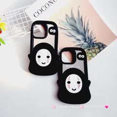 Case Ốp điện thoại iPhone Su dẻo Vô Diện 3D Nổi Black Cool iPhone 11/12/13/14/15/Pro/Promax