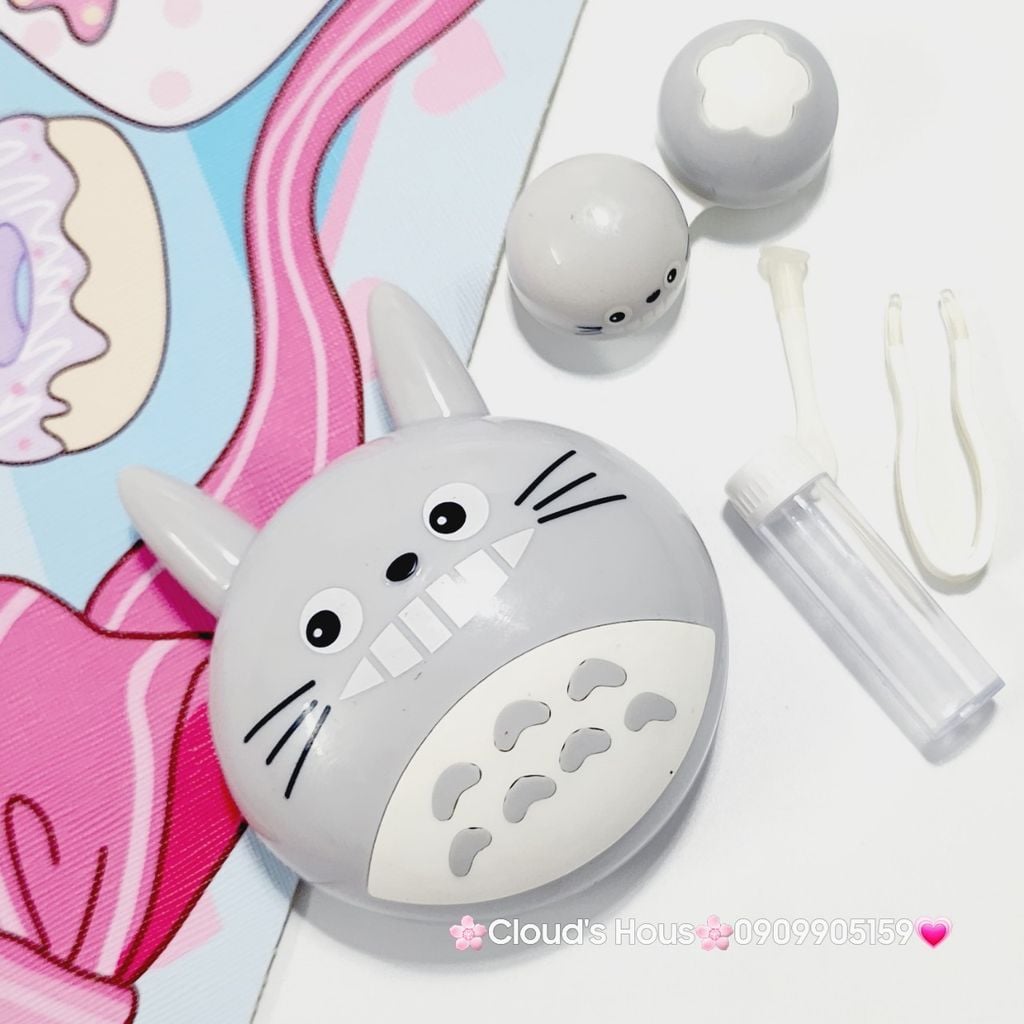 Hộp Đựng Contact Lens Hello Kitty, Totoro, Doraemon Siêu Kute