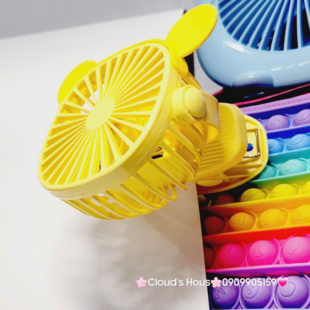Mini Fan - Quạt kẹp size nhỏ siêu kute Nhiều Màu