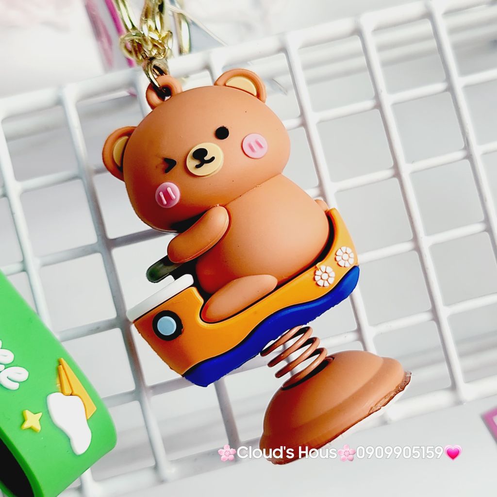 MÓC KHÓA LÒ XO NHÚN KUTE