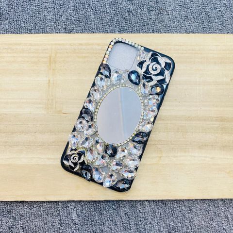 Case Ốp điện thoại Iphone đính đá bling bling có Gương iPhone Xsm/11/12/13/14/Plus/Pro/Promax