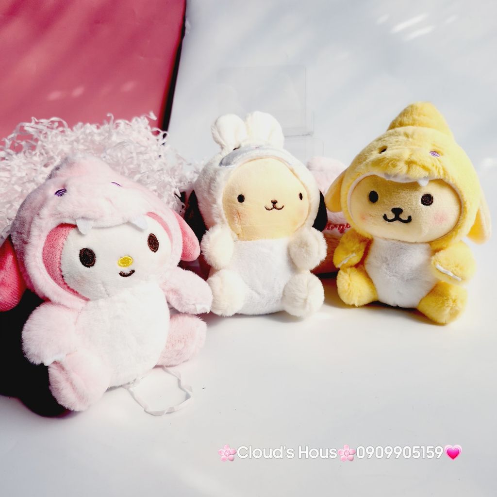 Móc Khóa Gấu Bông Cosplay Nhiều Màu Dễ Thương