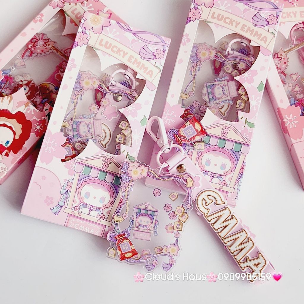 Móc Khóa Thẻ May Mắn Lucky Emma Đài Loan