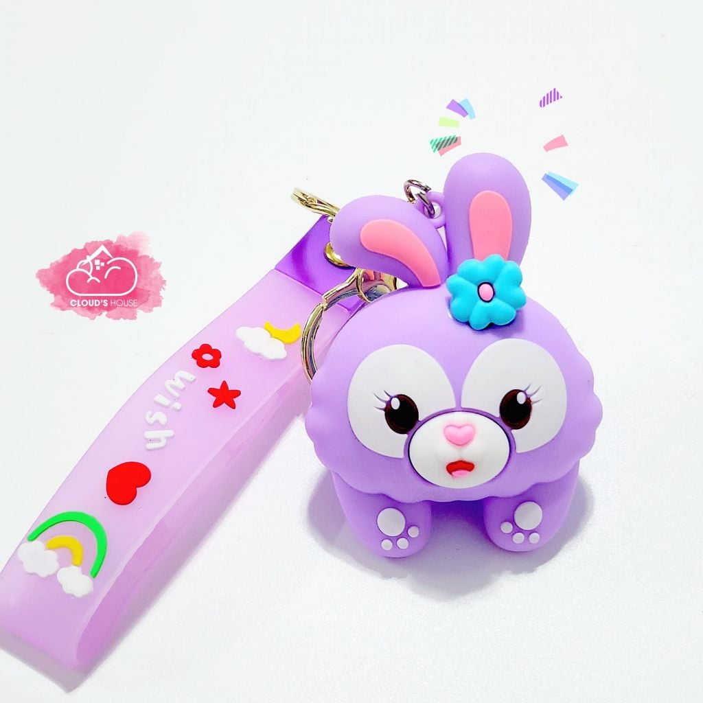 Móc khóa Cái mông Con thú Hologram