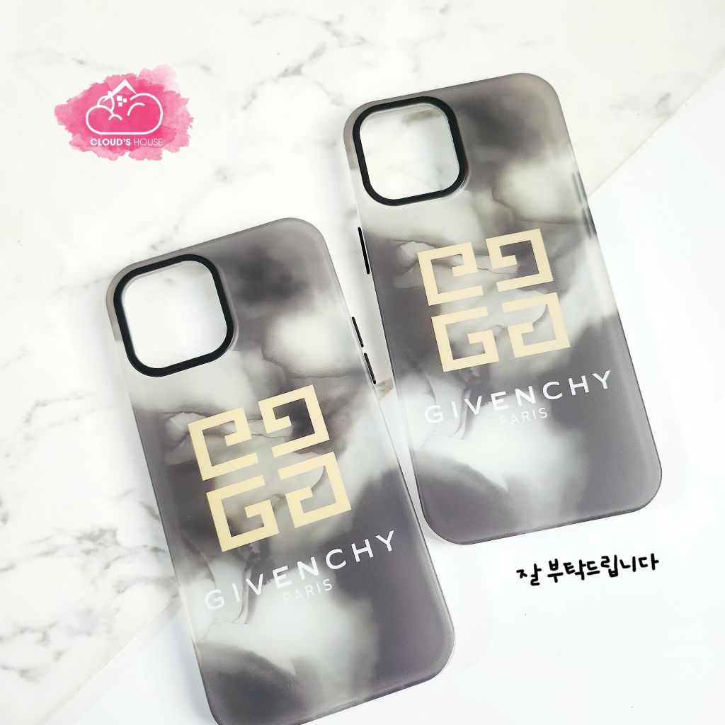 Case Ốp điện thoại iPhone Givenchy Paris nhám iPhone 11/12/13/14/Pro/Promax