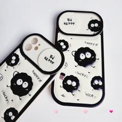 Case Ốp điện thoại iPhone Hòn Than Đen Be Hapy Phao Da iPhone 11/12/13/14/15/Pro/Promax
