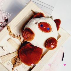 Móc Khóa Gấu Bông Mèo Bông Dễ Thương Squeaker Có Tiếng