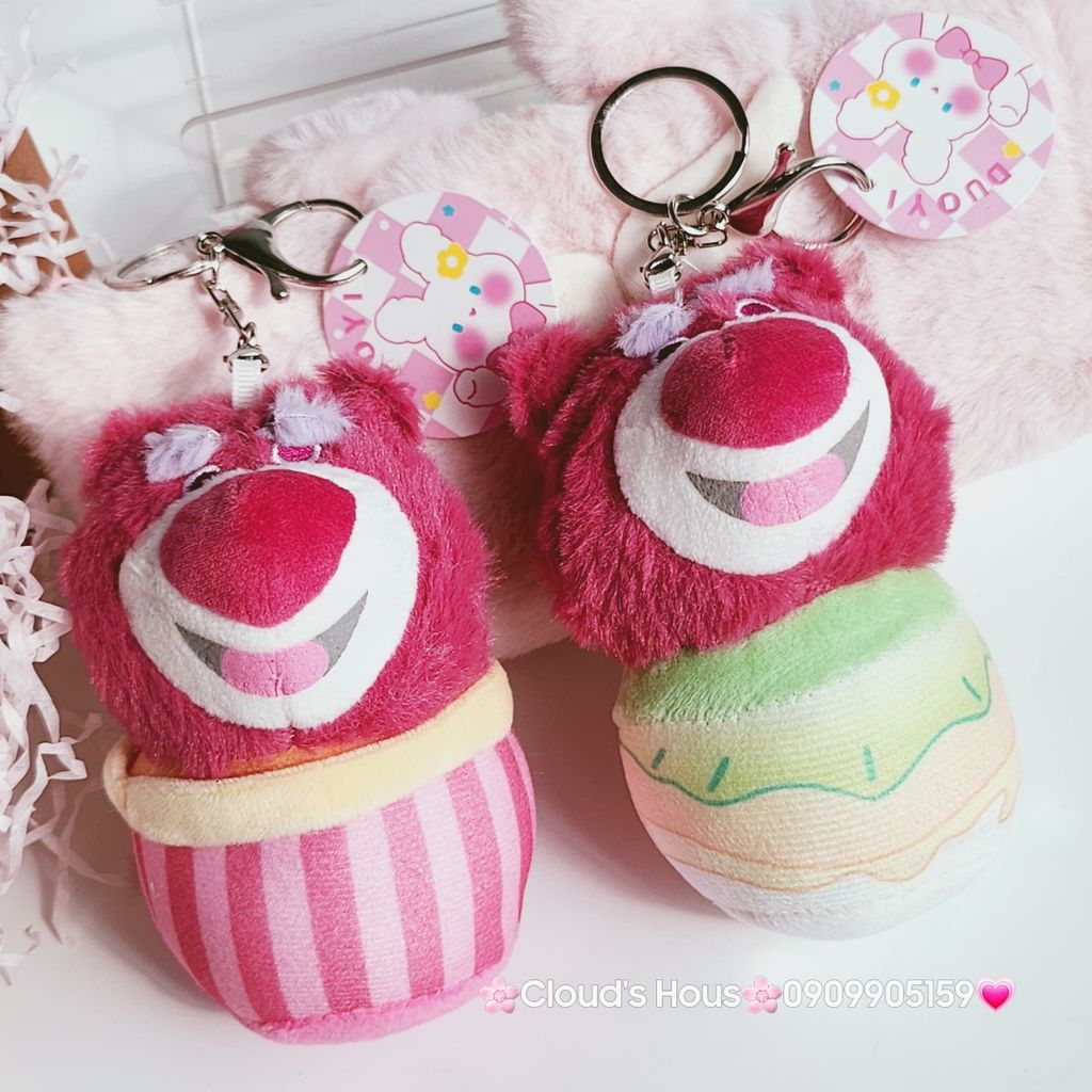 Móc Khóa Gấu Bông Lotso Cosplay Dễ Thương
